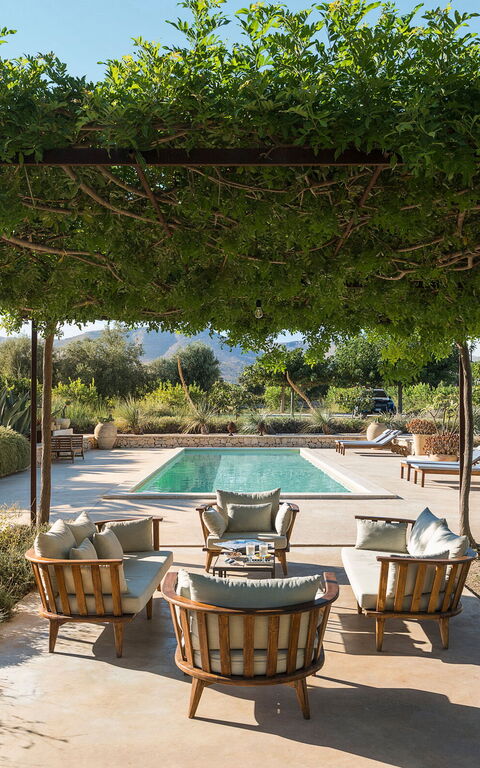 Villa Degli Aranci: Exteriör, slå samman, Utomhus