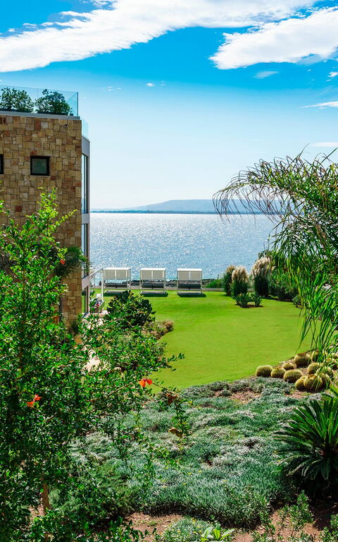 Villa Angelina: Trädgård, Utomhus