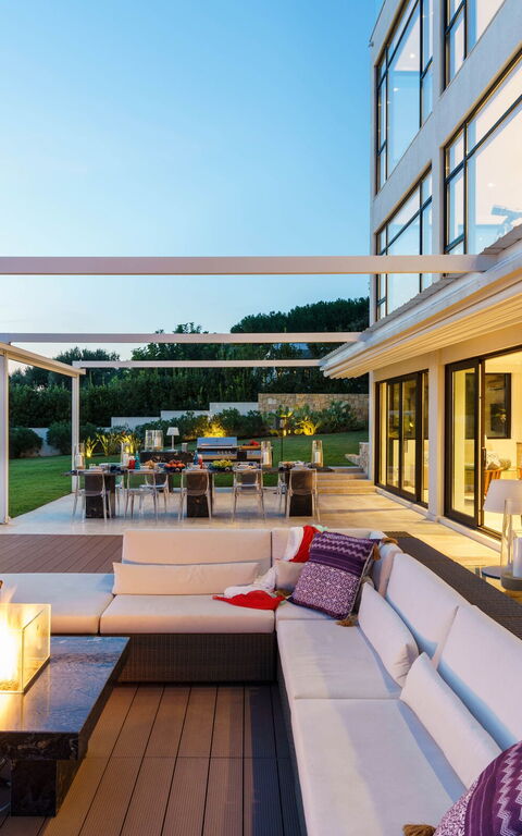 Villa Angelina: Balkong / terrass / uteplats, Trädgård, Utomhus