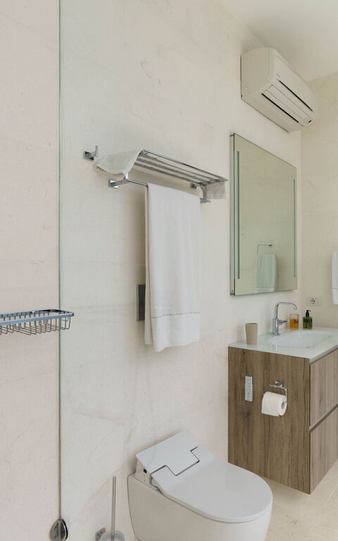 Villa Angelina: Badrum