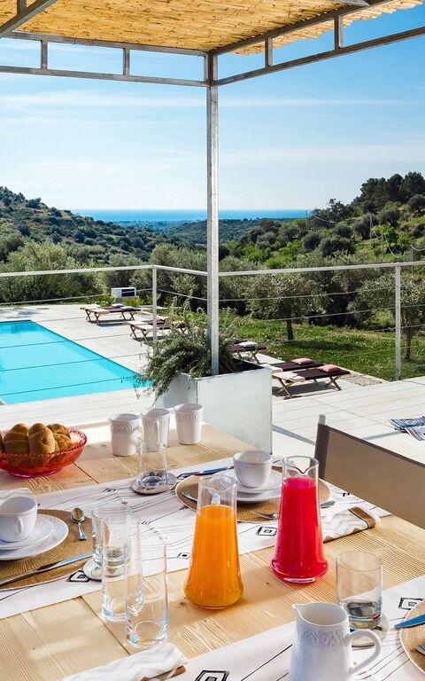 Villa Contra: Balkong / terrass / uteplats, Utomhus