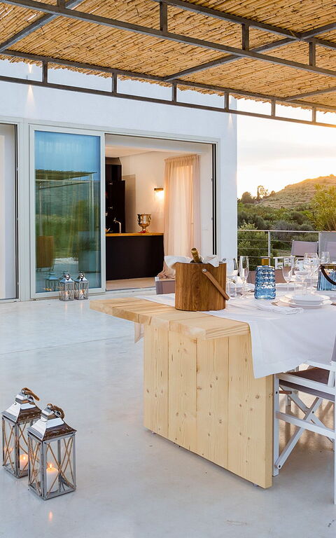 Villa Contra: Balkong / terrass / uteplats, Utomhus