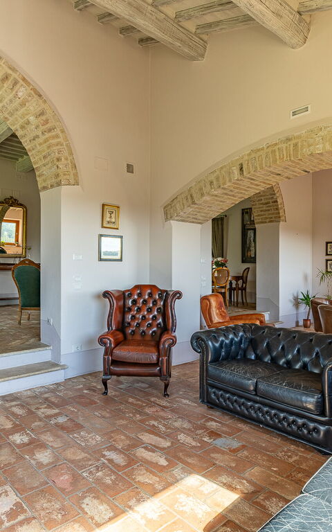 Villa Le Buche: Vardagsrum