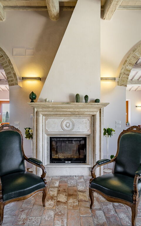 Villa Le Buche: Vardagsrum