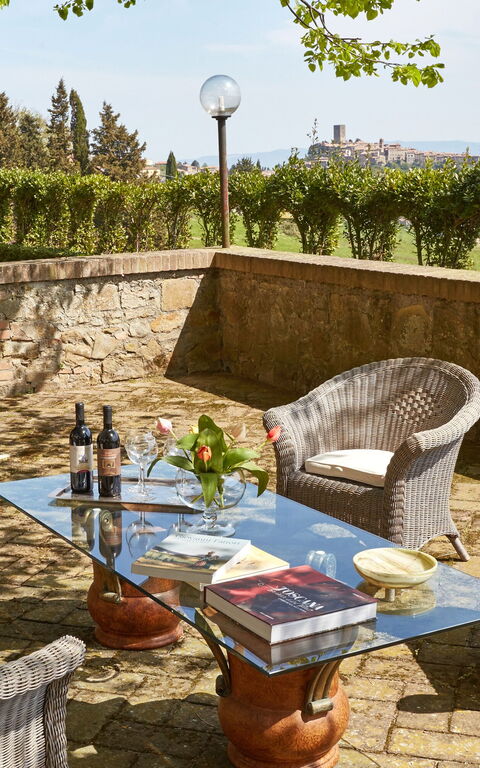 Villa Sorbaiano: Trädgård