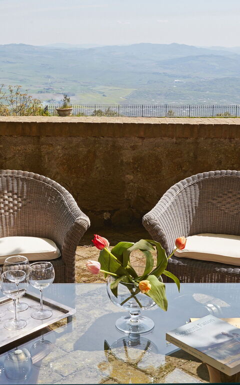 Villa Sorbaiano: Trädgård