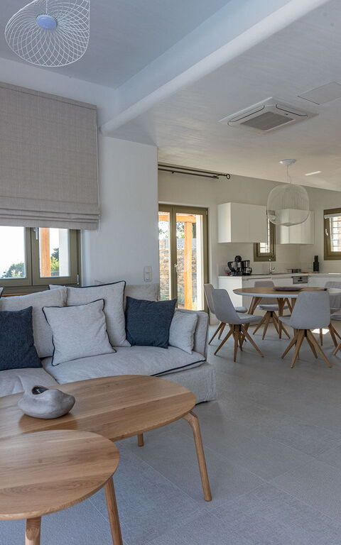 Villa Lyra: Kök, Lunchrum, Vardagsrum