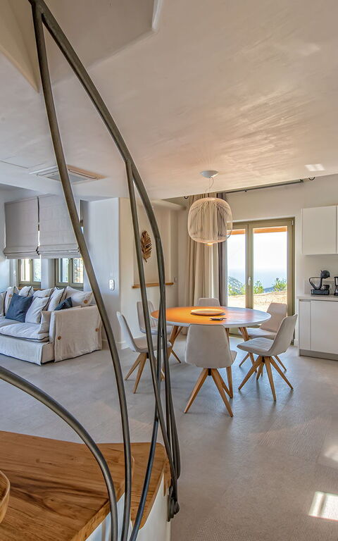 Villa Lyra: Kök, Lunchrum, Vardagsrum