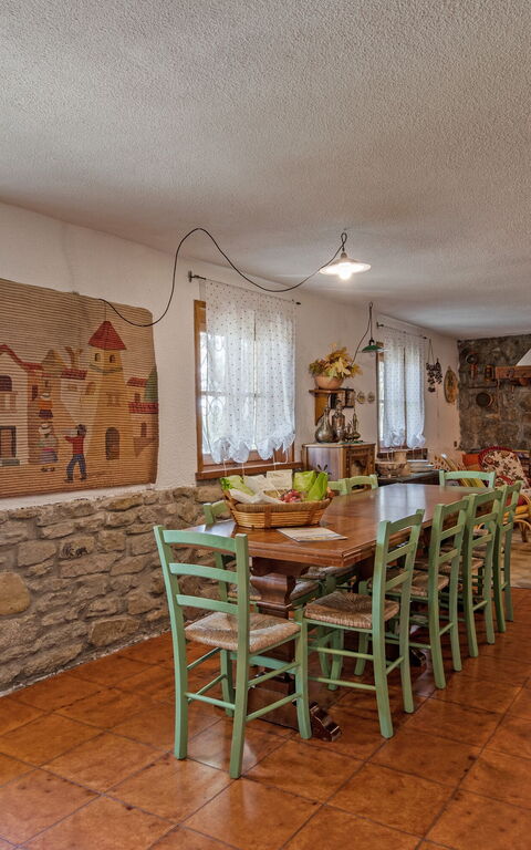 Casale Condottiero: Kök, Lunchrum