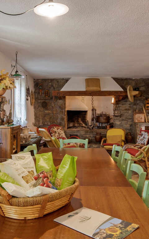 Casale Condottiero: Kök, Lunchrum