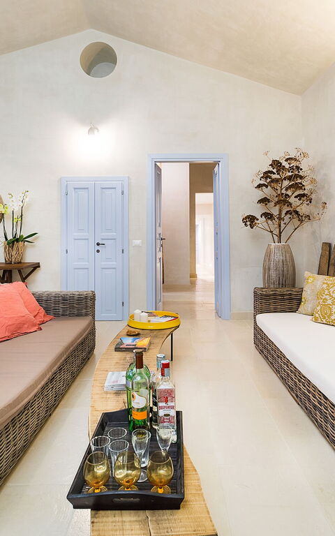 Villa Dimora Pura: Vardagsrum