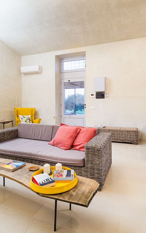 Villa Dimora Pura: Vardagsrum