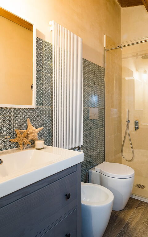 Villa Dimora Pura: Badrum