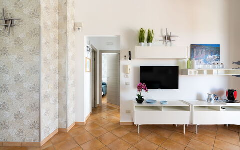 Semesterboende Calantha: Kök, Lunchrum, Vardagsrum