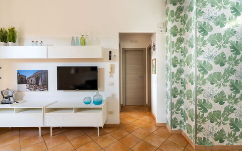 Semesterboende Kalika: Kök, Lunchrum, Vardagsrum