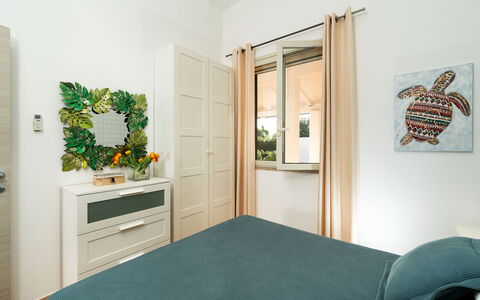 Semesterboende Kalika: sovrum