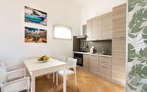 Semesterboende Euthalia: Kök, Lunchrum, Vardagsrum