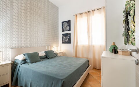 Semesterboende Euthalia: sovrum