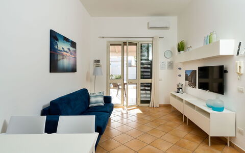 Semesterboende Kalika: Kök, Lunchrum, Vardagsrum