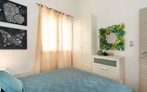 Semesterboende Euthalia: sovrum