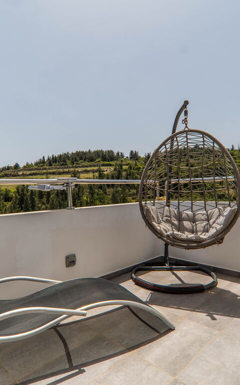 Villa Eftychia: Balkong / terrass / uteplats, Utomhus