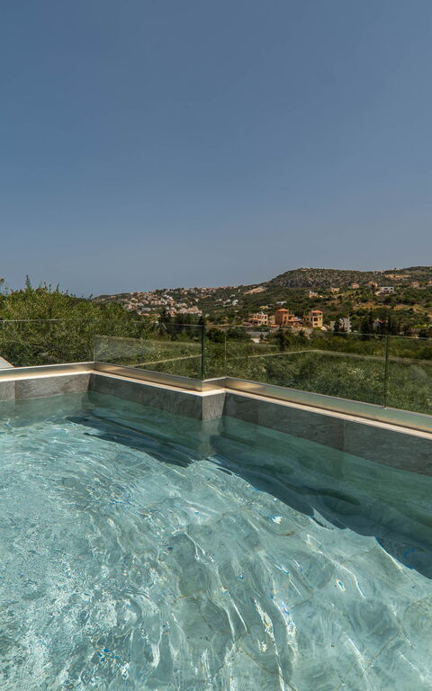 Villa Eftychia: slå samman, Utomhus