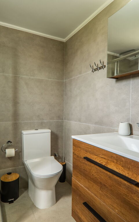 Villa Eftychia: Badrum