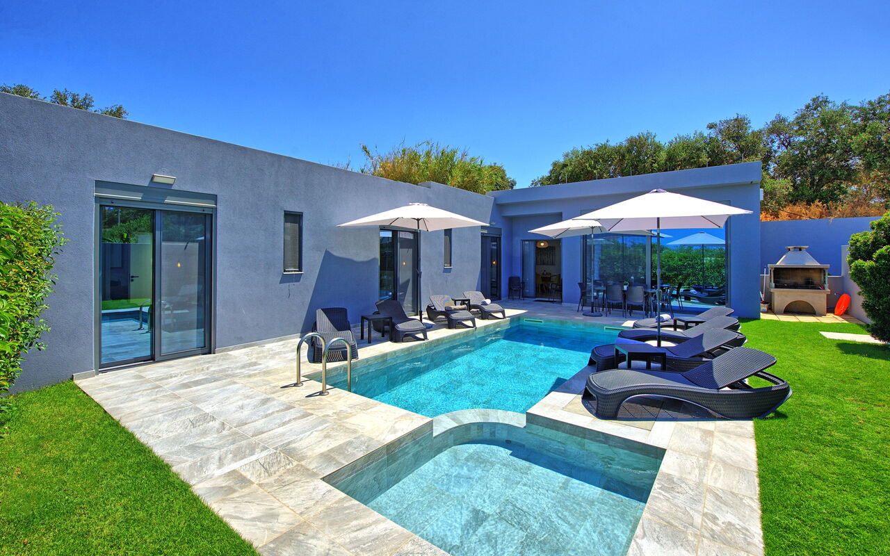 Villa Zaneti: Exteriör, slå samman, Sommar, Trädgård, Utomhus