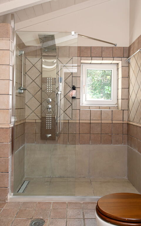 Villa Moyria: Badrum