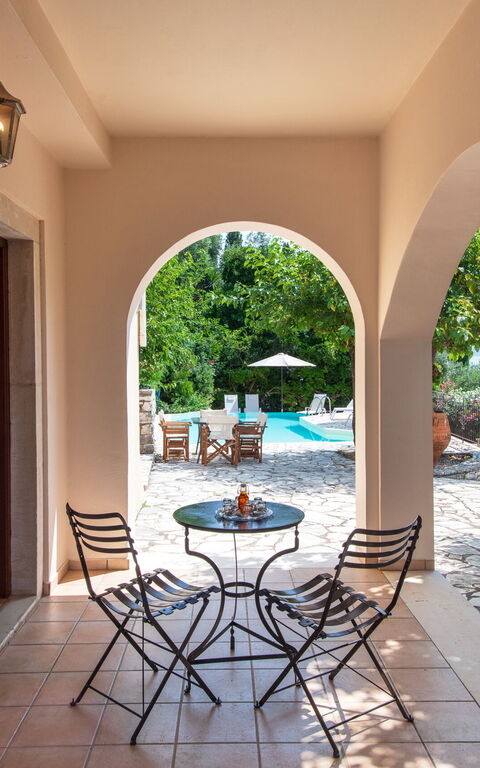 Villa Moyria: Balkong / terrass / uteplats