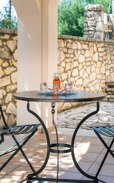 Villa Moyria: Balkong / terrass / uteplats