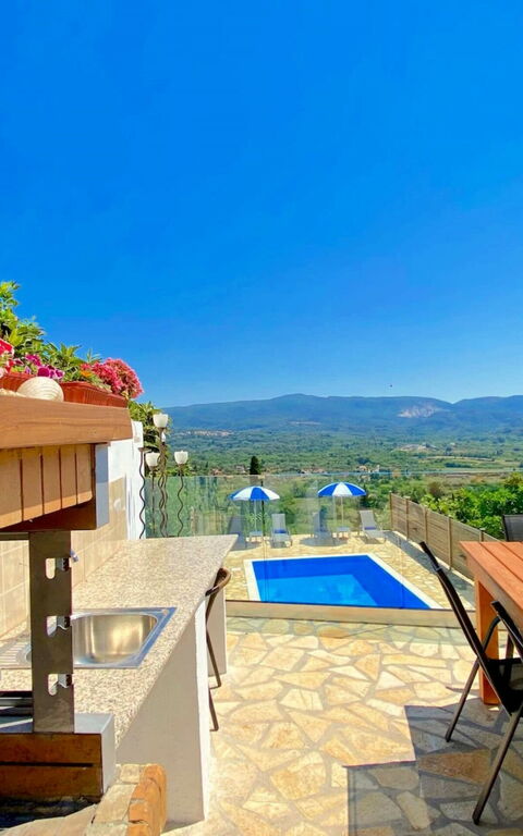 Villa Dinos: Balkong / terrass / uteplats, Utomhus