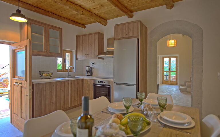 Villa Vicilla: Kök, Lunchrum