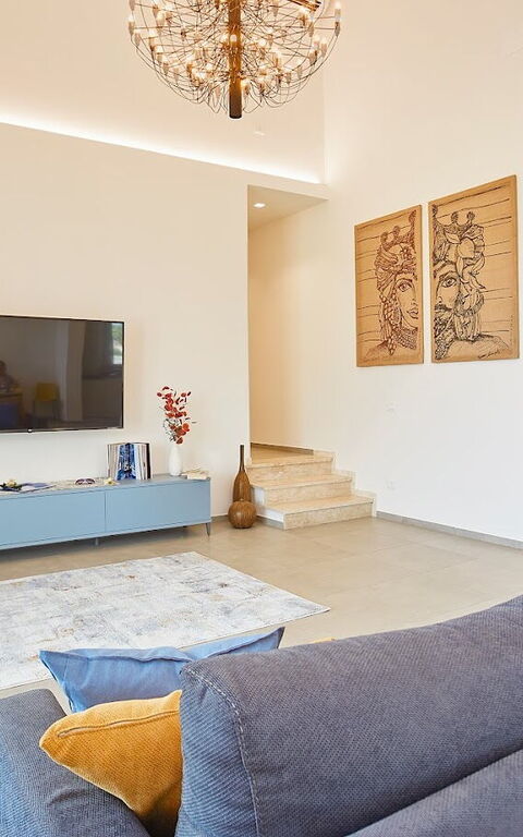 Villa Etesiae: Vardagsrum