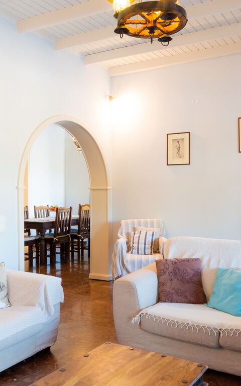 Villa Dimitris: Vardagsrum