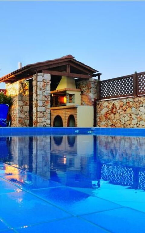 Villa Koules: slå samman, Sommar, Trädgård, Utomhus