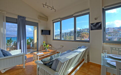 Semesterboende Emmanouela: Vardagsrum