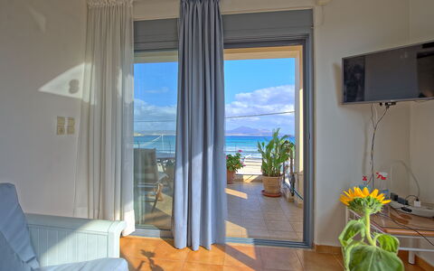 Semesterboende Emmanouela: Vardagsrum