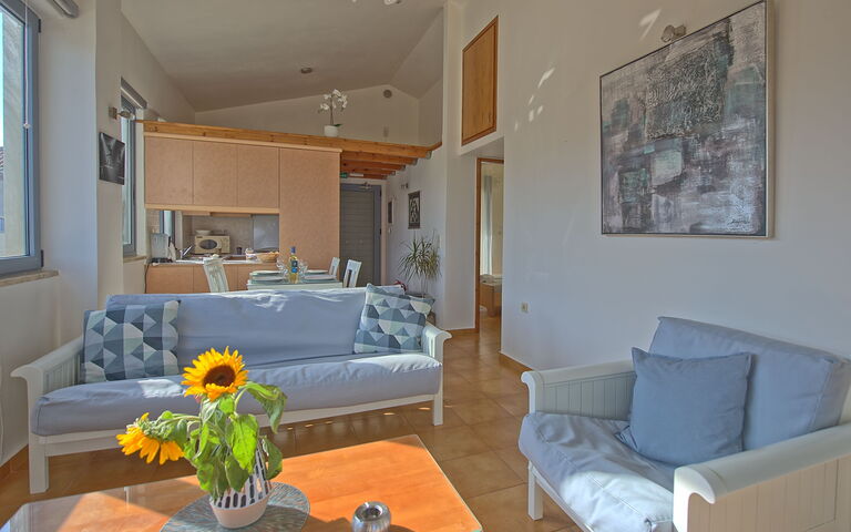 Semesterboende Emmanouela: Vardagsrum