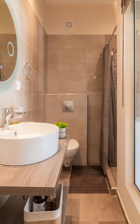 Beach Villa Christina: Badrum