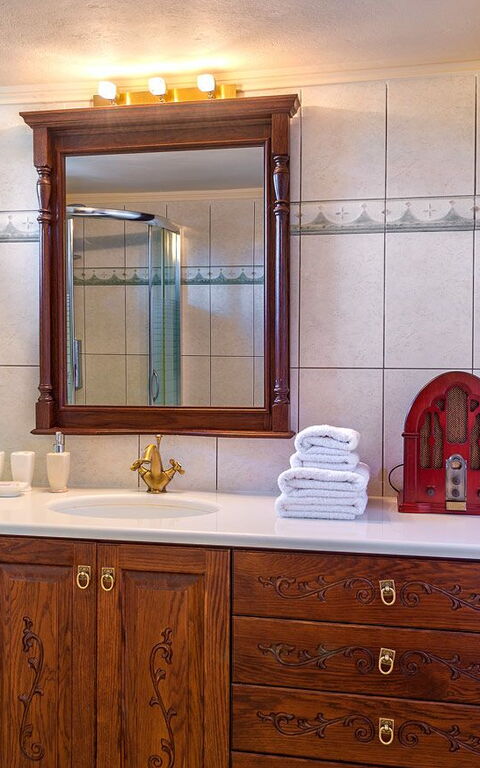 Villa Antina: Badrum