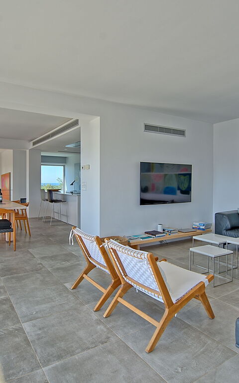 Villa Bluewhite: Vardagsrum