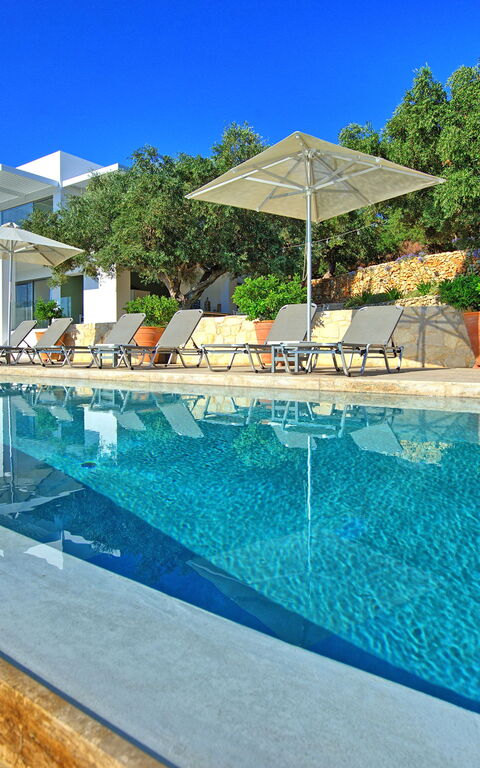 Villa Bluewhite: slå samman, Sommar, Trädgård, Utomhus