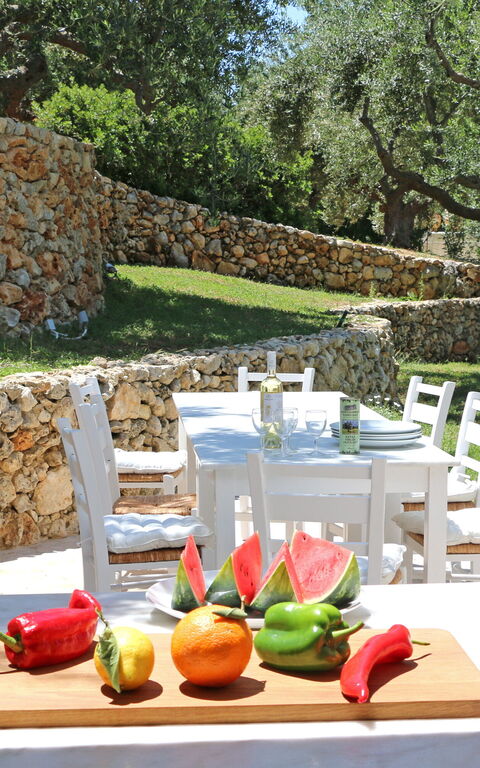 Villa Bluewhite: Trädgård