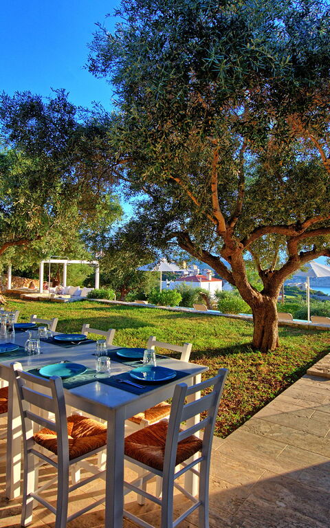 Villa Bluewhite: slå samman, Sommar, Trädgård, Utomhus, Visningar