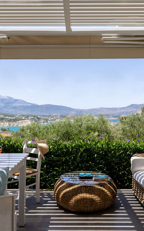 Villa Bluewhite: Balkong / terrass / uteplats, Utomhus