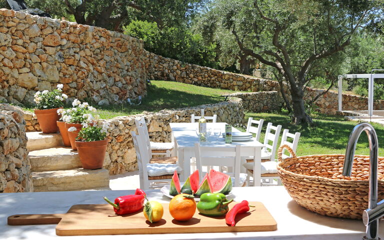 Villa Bluewhite: Trädgård