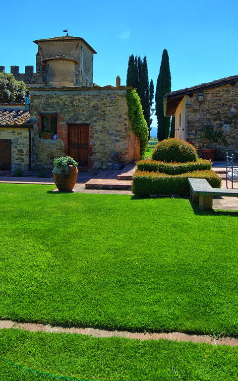 Villa Paneretta: Exteriör, Sommar, Trädgård