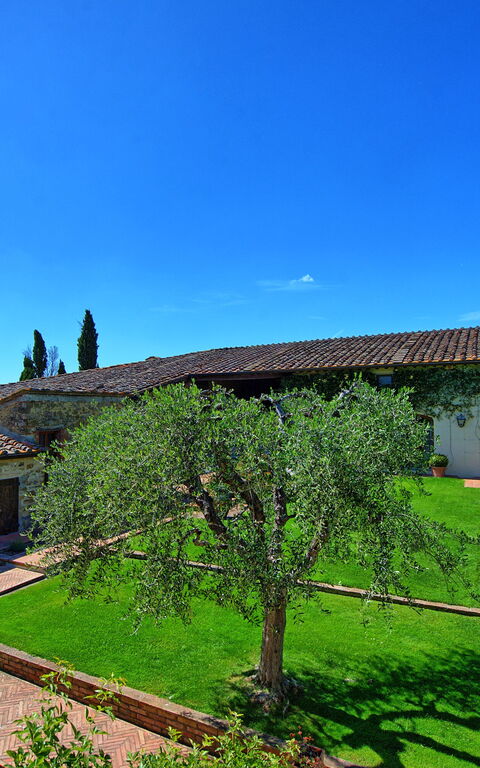 Villa Paneretta: Exteriör, Sommar, Trädgård