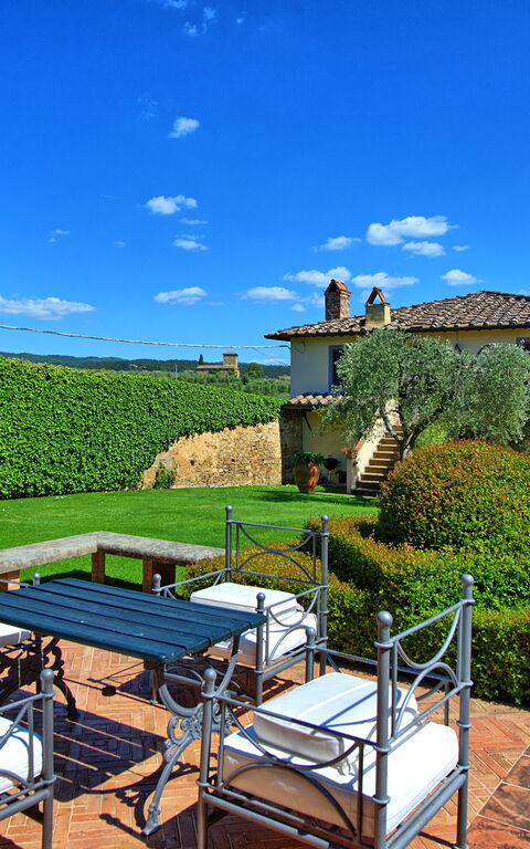 Villa Paneretta: Exteriör, Sommar, Trädgård